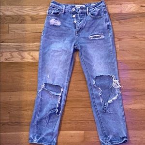 Pacsun Ripped Mom Jeans